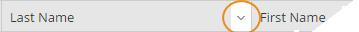 Arrow to click to display the menu. 