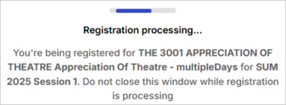DPA registration processing